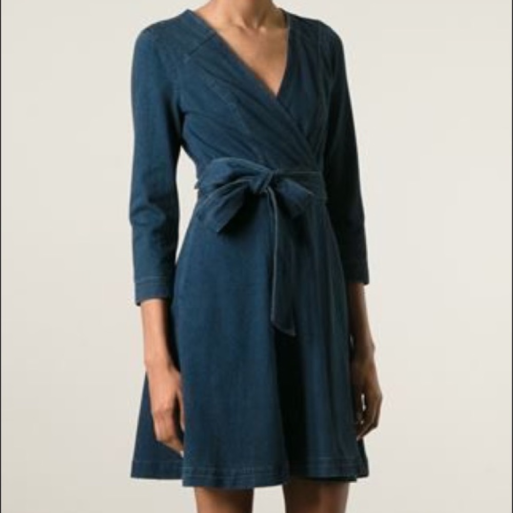 DVF Christa denim dress